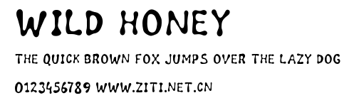 Wild honey.ttf字體轉換器圖片