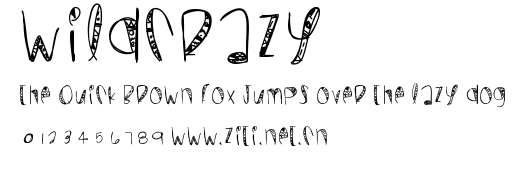 WildCrazy.ttf字體轉換器圖片