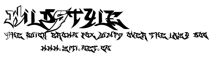 WildStyle.ttf字體轉換器圖片
