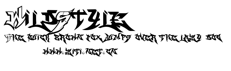 WildStyle.otf字體轉換器圖片