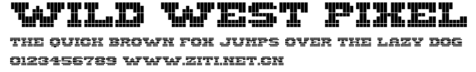 Wild West Pixel.ttf字體轉換器圖片