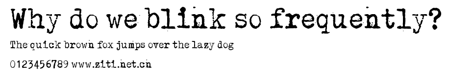 Why do we blink so frequently?.ttf字體轉換器圖片