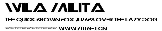 Wila Milita.ttf字體轉換器圖片
