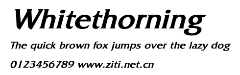 Whitethorning.ttf字體轉換器圖片