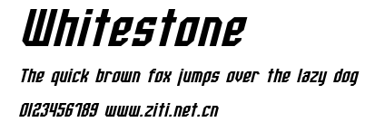 Whitestone.otf字體轉換器圖片