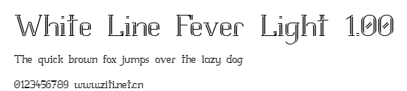 White Line Fever Light 1.00.ttf