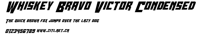 Whiskey Bravo Victor Condensed.ttf