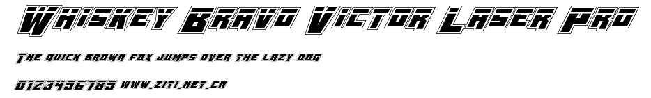 Whiskey Bravo Victor Laser Pro.ttf