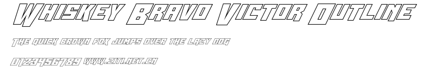 Whiskey Bravo Victor Outline.ttf