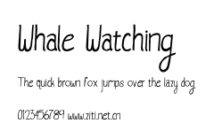 Whale Watching.otf