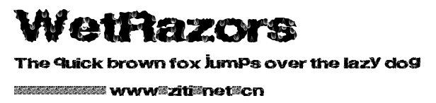 WetRazors.ttf字體轉換器圖片