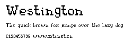Westington.ttf字體轉換器圖片