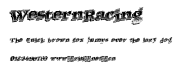 WesternRacing.ttf字體轉換器圖片