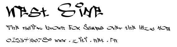 West Side.ttf字體轉換器圖片
