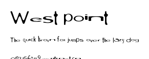 West point.ttf字體轉換器圖片