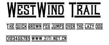 WestWind Trail.ttf字體轉換器圖片