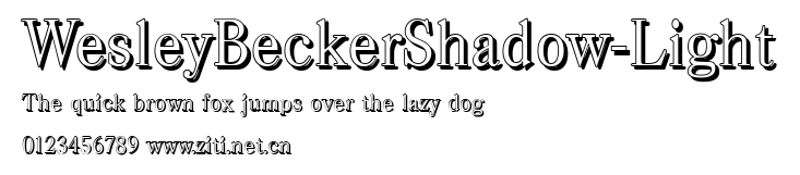 WesleyBeckerShadow-Light.ttf