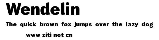 Wendelin.ttf字體轉換器圖片