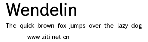 Wendelin.ttf字體轉換器圖片