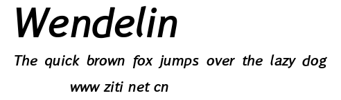 Wendelin.ttf字體轉換器圖片