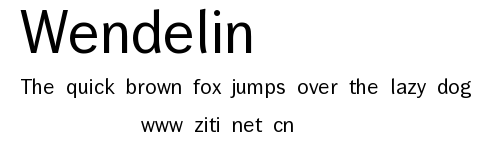Wendelin.ttf字體轉換器圖片