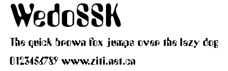 WedoSSK.ttf字體轉換器圖片