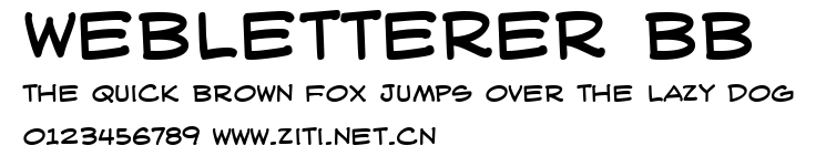 WebLetterer BB.ttf字體轉換器圖片