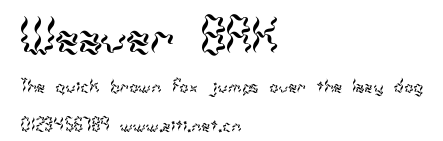 Weaver BRK.ttf字體轉換器圖片