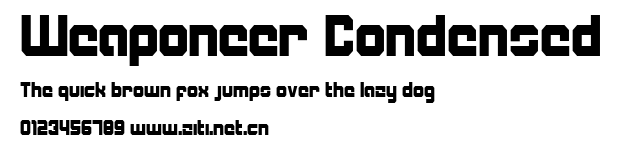 Weaponeer Condensed.ttf
