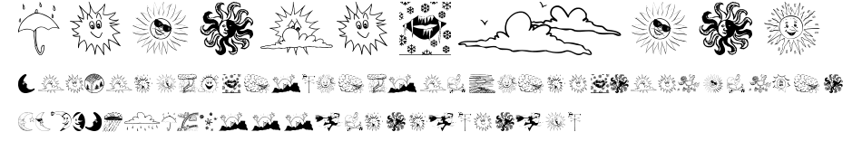 WeatherBats.ttf字體轉換器圖片