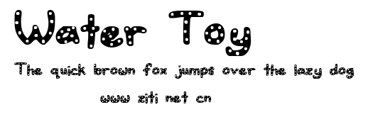 Water Toy.ttf字體轉換器圖片
