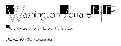 WashingtonSquareNF.ttf字體轉換器圖片