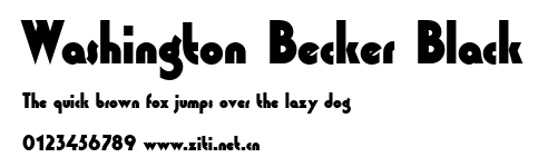Washington Becker Black.ttf