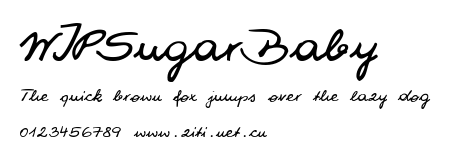 WIPSugarBaby.ttf字體轉換器圖片