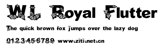 WL Royal Flutter.ttf字體轉換器圖片