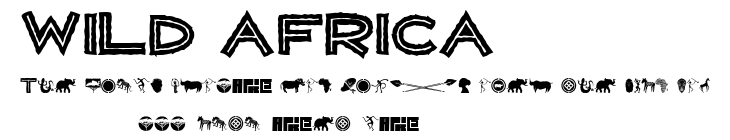 WILD AFRICA.ttf字體轉換器圖片
