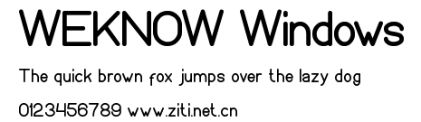 WEKNOW Windows.ttf字體轉換器圖片
