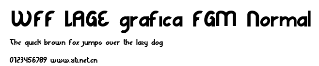WFF LAGE grafica FGM Normal.ttf字體轉換器圖片