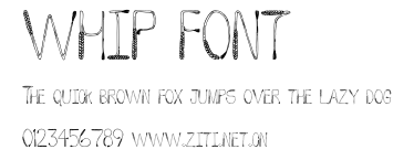 WHIP FONT.ttf字體轉換器圖片