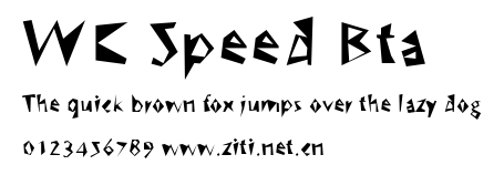 WC Speed Bta.otf