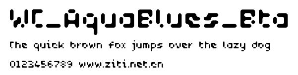 WC_AquaBlues_Bta.otf