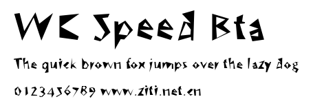 WC Speed Bta.ttf字體轉換器圖片