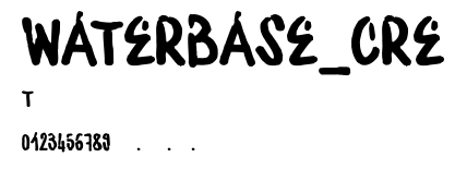WATERBASE_CRE.ttf字體轉換器圖片