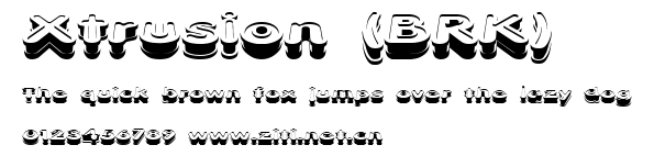 Xtrusion (BRK).ttf