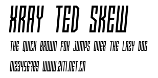 Xray Ted skew.ttf