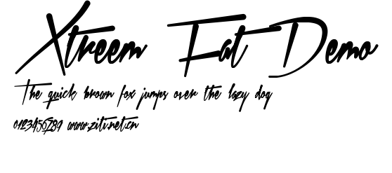 Xtreem Fat Demo.ttf
