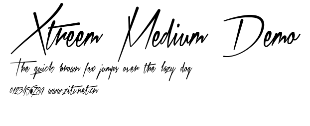 Xtreem Medium Demo.ttf