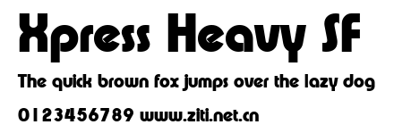 Xpress Heavy SF.ttf