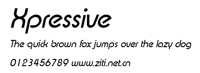 Xpressive.ttf字體轉換器圖片
