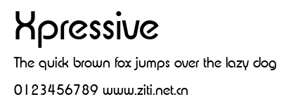 Xpressive.ttf字體轉換器圖片